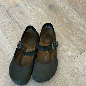 Birkenstocks, black, 37